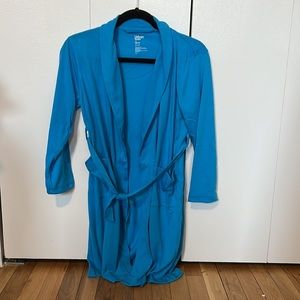 Kids bathrobe.  Size 8/10.  Light blue.
